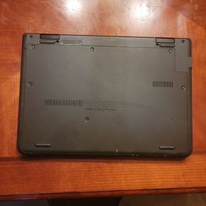 Black 11.6 Lenovo ThinkPad LLE Celeron with, comes with a  brand new charging ad